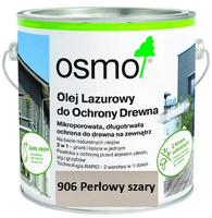 OSMO Olej lazurowy / Lazura olejna do ochrony drewna PERŁOWY SZARY 906 0,005L próbka