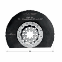 OMF106-X1 Brzeszczot oscylacyjny W=85 K=0,5 TS=1,34 TPI=19 1 szt. STARLOCK