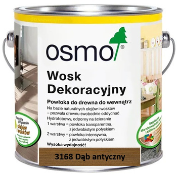 OSMO Wosk dekoracyjny transparentny DĄB ANTYCZNY 3168 0,75L