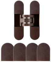 Zestaw zawias wpuszczany + 4 nakładki INVISACTA 300 3-D 60kg brązowiony