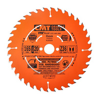 CMT Ultracienka piła ITK Plus do poprzecznego cięcia drewna D165 F20 Z36 K1,7/1,1 272.165.36H