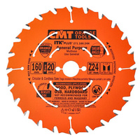 CMT Ultracienka piła ITK Plus do uniwersalnego cięcia drewna D160 F20 Z24 K1,7/1,1 271.160.24H
