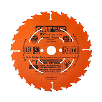 CMT Ultracienka piła ITK Plus do uniwersalnego cięcia drewna D184 F20 Z24 K1,7/1,1 271.184.24H