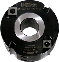 Dimar Głowica dolnowrzecionowa stalowa do wręgów D=100 B=50 Z=2+4 d=30 t=20 7331061