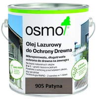 OSMO Olej lazurowy / Lazura olejna do ochrony drewna PATYNA 905 0,005L próbka