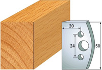 CMT Para noży do głowicy multiprofilowej HSS 50x4mm 690.500