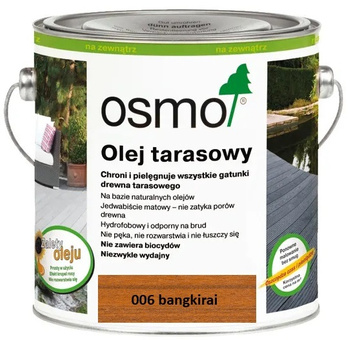 OSMO Olej specjalny tarasowy BANGKIRAI 006 0,005L próbka