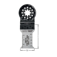 OMF157-X1 Brzeszczot oscylacyjny W=30 I=50 TS=1,2 TPI=21 1 szt. STARLOCK