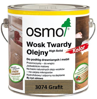 OSMO Wosk twardy olejny GRAFIT 3074 0,005L próbka