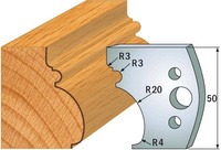 CMT Para noży do głowicy multiprofilowej HSS 50x4mm 690.501