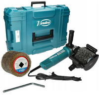 ST62 Satyniarka 1400W 4000 RPM Zestaw : szczotka nylonowa 120x100x19 mm + szczotka druciana 120x100x19mm + walizka