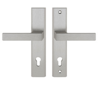KLAMKA TOTAL 90MM WKŁAD INOX PRAWA