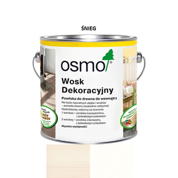 OSMO Wosk dekoracyjny intensywny ŚNIEG 3188 0,125L