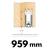 959 mm (>834 mm)