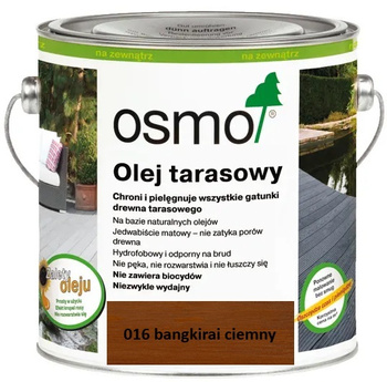 OSMO Olej specjalny tarasowy BANGKIRAI CIEMNY 016 0,005L próbka