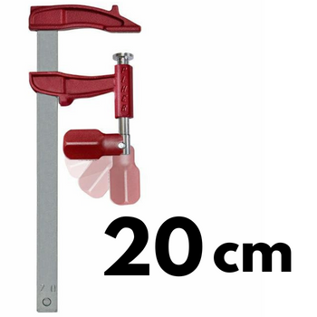 Ścisk Maxipress M-20cm max. siła nacisku 400kg, ramię 7cm, szyna 18x7mm, osłoniony gwint PIHER P01620