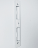 Zaczep drzwiowy blacha 170x20x8mm malowana biała