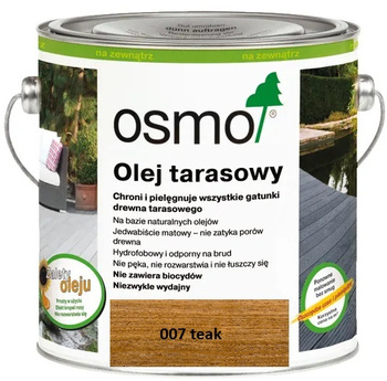 OSMO Olej specjalny tarasowy TEAK 007 0,005L próbka