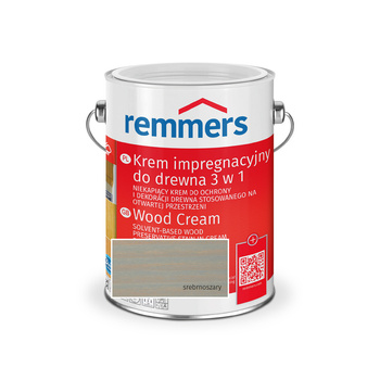 Remmers Krem impregnacyjny do drewna 3w1 Holzschutz-Creme 0,75L srebrnoszary