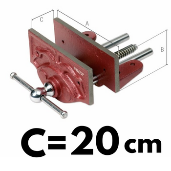 Imadło stolarskie 17,5cm H=8cm I=20cm PIHER P54007