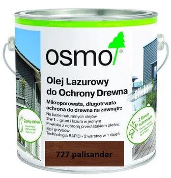 OSMO Olej lazurowy / Lazura olejna do ochrony drewna PALISANDER 727 0,005L próbka