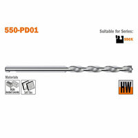 550-PD01 Wiertło HM D=7 L=125 mm Cegła, Beton