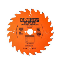 CMT Piła do uniwersalnego cięcia drewna D160 F20 Z24 K2,2/1,6 291.160.24H