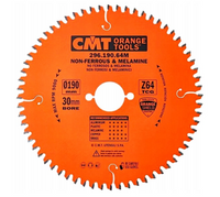 CMT Piła do cięcia aluminium i płyt laminowanych D190 F30 Z64 K2,8/2,2 296.190.64M