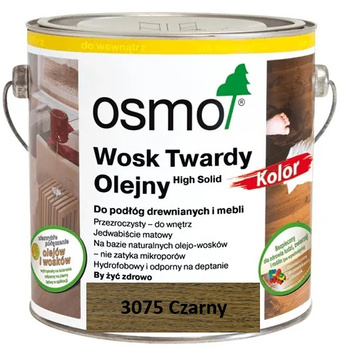 OSMO Wosk twardy olejny CZARNY 3075 0,005L próbka