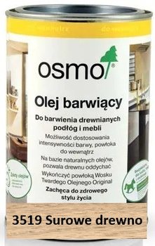 OSMO Olej barwiący / Bejca olejna SUROWE DREWNO 3519 0,125L