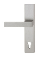 KLAMKA TOTAL 92MM WKŁAD INOX LEWA