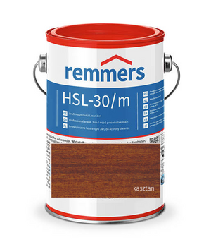 Remmers HSL-30/M Lazura Premium do drewna 3w1 20L kasztan
