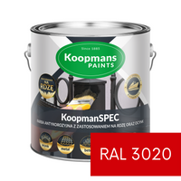 Farba antykorozyjna KoopmanSPEC RAL 3020 750ml