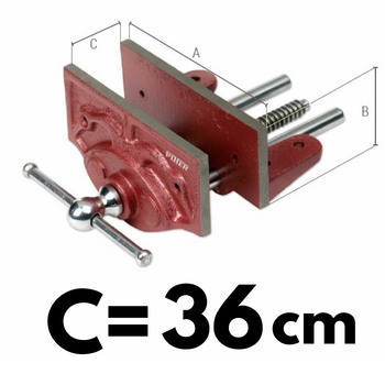 Imadło stolarskie 22,5cm H=20cm I=36cm PIHER P54008