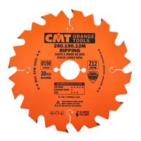 CMT Piła do wzdłużnego cięcia drewna D190 F30 Z12 K2,6/1,8 290.190.12M