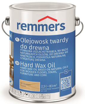 Remmers Olejowosk twardy do drewna bezbarwny mat HARTWACHS-OL 0,375l