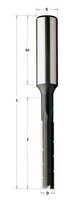 102.200.31 Frez HL oscylac. z łamaczemD=20 I=120 L=175 S=16x50  RH