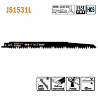 JS1531L-5 Piła szablasta L=240 I=220 H=19 K=1,50 TS=5,5