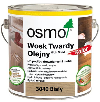 OSMO Wosk twardy olejny BIAŁY podkład 3040 0,005L próbka