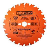 CMT Ultracienka piła ITK Plus do cięcia drewna wzdłuż włókien D250 F30 Z24 K2,4/1,6 271.250.24M