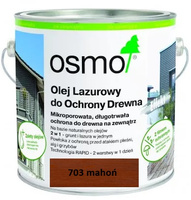 OSMO Olej lazurowy / Lazura olejna do ochrony drewna MAHOŃ 703 0,005L próbka