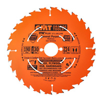 CMT Ultracienka piła ITK Plus do uniwersalnego cięcia drewna D190 F30 Z24 K1,7/1,1 271.190.24M