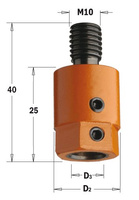 CMT Uchwyt do wierteł oprawka M10 D=19,5 d=10 RH 302.000.01