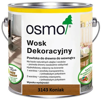 OSMO Wosk dekoracyjny transparentny KONIAK 3143 0,125L