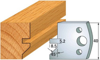 690.084 Para noży HSS 40x4mm do głowicy