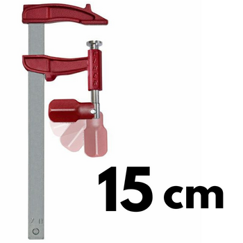 Ścisk Maxipress M-15cm max. siła nacisku 400kg, ramię 7cm, szyna 18x7mm, osłoniony gwint PIHER P01615