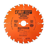 CMT Piła do wzdłużnego cięcia drewna D210 F30 Z24 K2,8/1,8 290.210.24M