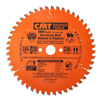 CMT Ultracienka piła ITK Plus do cięcia aluminium i materiałów nieżelaznych D184 F20 (+16) Z48 K1,8/1,2 276.184.48H