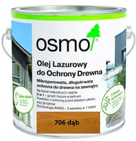 OSMO Olej lazurowy / Lazura olejna do ochrony drewna DĄB 706 0,005L próbka