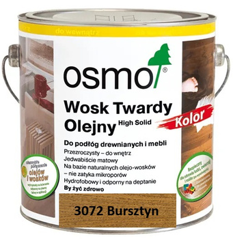 OSMO Wosk twardy olejny BURSZTYN 3072 0,005L próbka